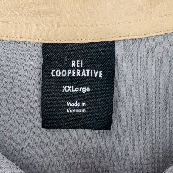 REI Co-Op Shirt Men's Size 2XL Long Sleeve Button Up Gray Polyester Blend - Picture 3 of 11